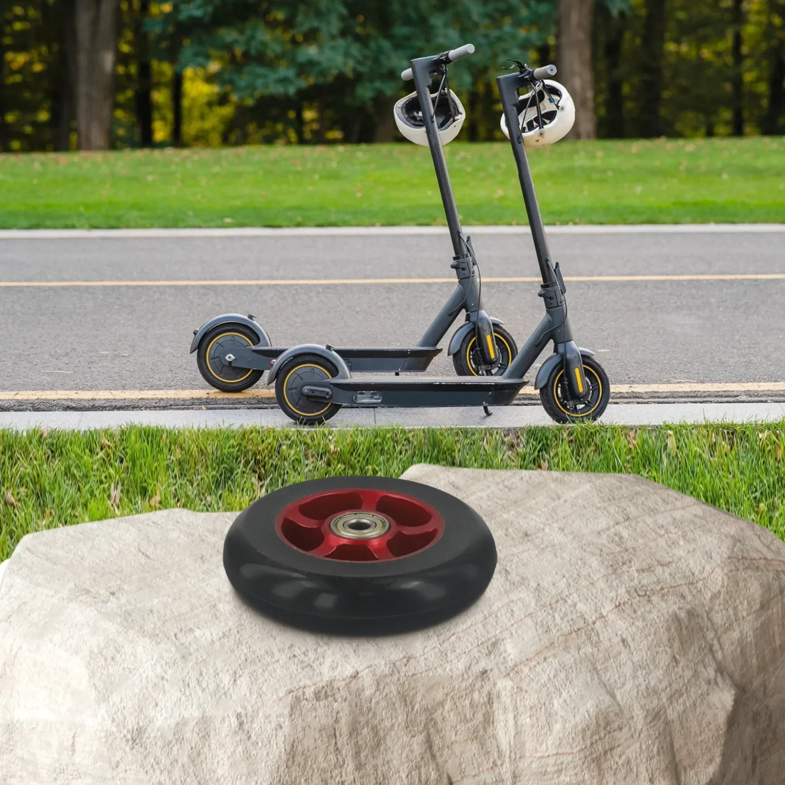 Aluminum Alloy Wheel Hub CNC Processed Load Bearing Capacity Long Service Life Pro Scooter Wheels scooter wheels