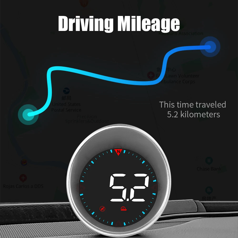 LED Ʈ ӵ RPM MPH ڵ ׼, USB HUD GPS ħ  ˶ Ʈ,  ڵ  ÷ G5