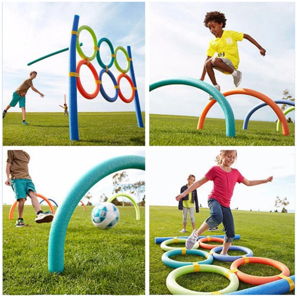 Flexible Pool Noodles (Pack Of 1) - Buoyancy Foam Stick For Swimming, Play & Water Exercise-546920