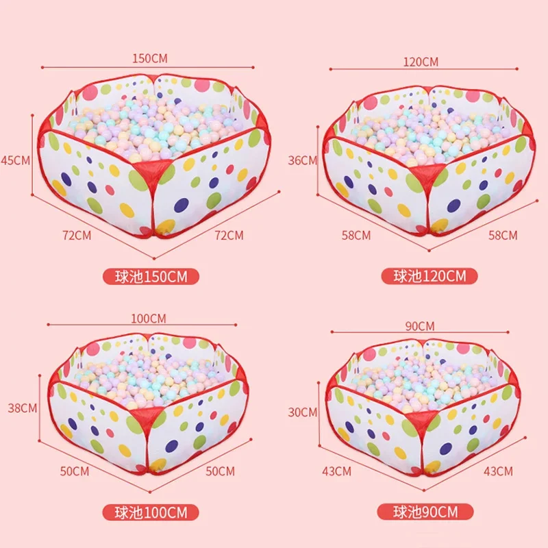 Montessori Baby Play Tent Ball Pool Sport Toys Portable Folding Play House Puzzle Toys for Boys Girls Toddler Birthday Gift
