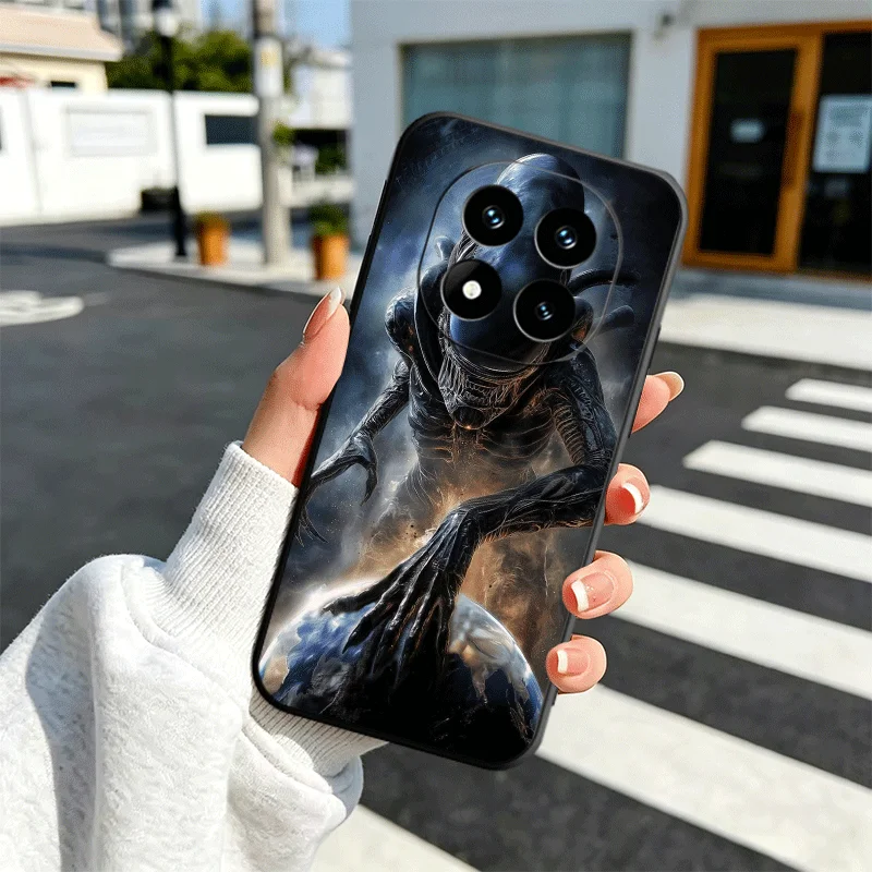 Cool A-Alien X-Xenomorph Soft Black Phone Case Cover