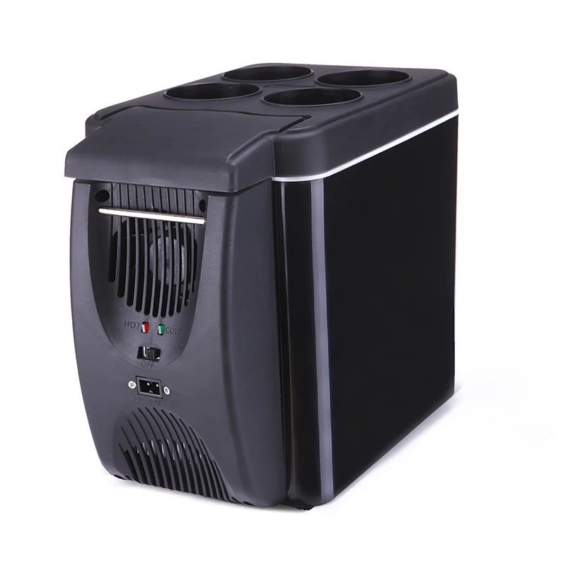 6L 12V 전기 자동차 냉장고 미니 냉동고 자동차 냉동고 쿨러 및 따뜻한 전기 냉장고 휴대용 아이스 박스 여행 냉장고