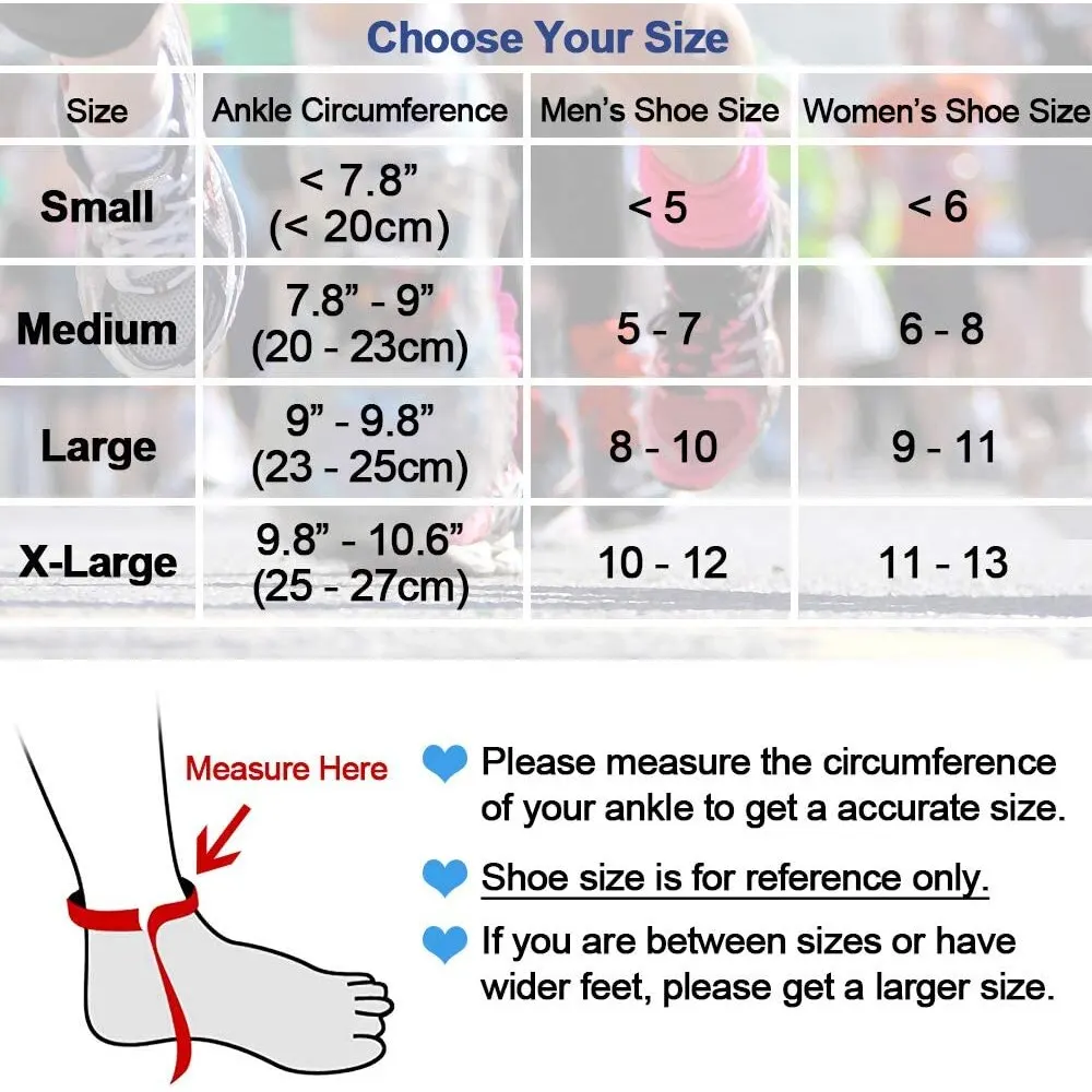 Fitness Ankle Straps Ankle Straps Ankle Support Ankle Support Brace 1Pair Sport Ankle Stabilizer Brace Compression Ankle Support Tendon Pain Relief Strap Foot Sprain Injury Wraps Run Basketball