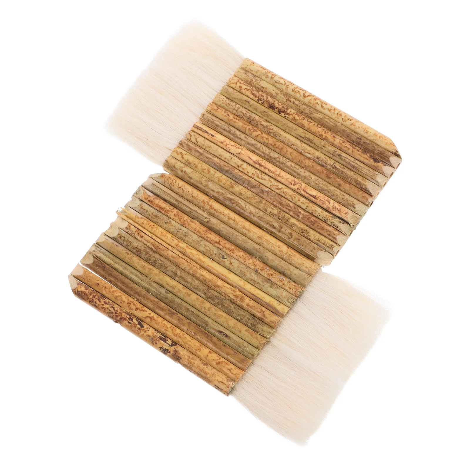 Set Di 3 Pennelli Piatti In Nylon Con Manico In Legno, Misure Diverse, Per Olio, Acrilico, Acquerello E Pittura Murale