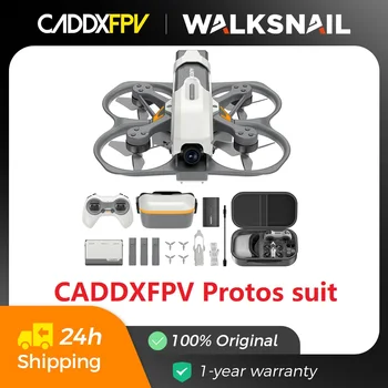 Kit FPV CADDXFPV Protos per Droni da Corsa, Trasmettitore Radio, Occhiali FPV Alink, Quadricottero RC Ascent HD, Mini Drone Giocattolo da Regalo