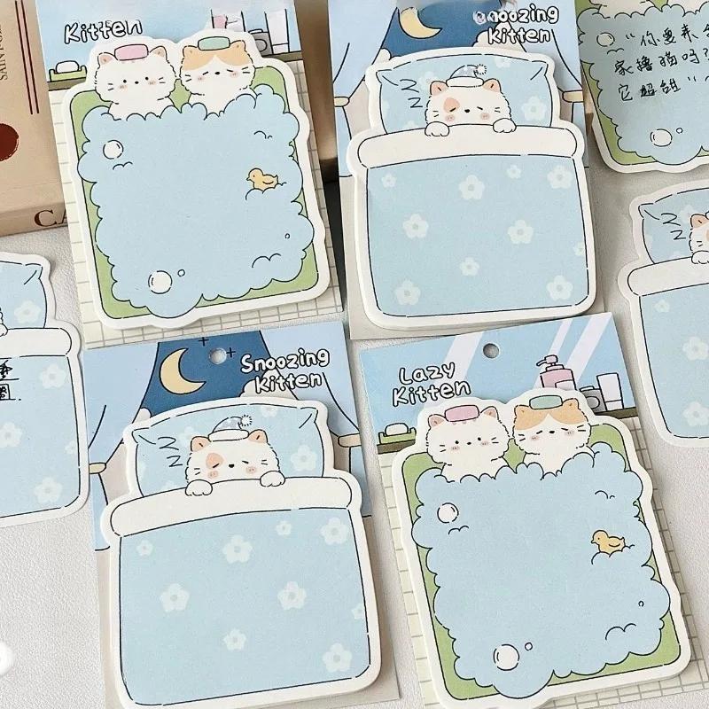 Post It Notes Cloud Diary Cute Cat Illustration Material Shape ...