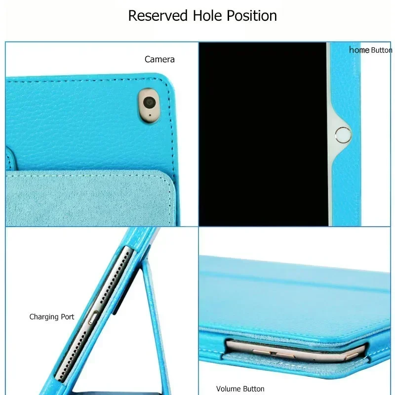 IPad Case Tablet Case For IPad 10.2 Air 2 Air 1 9.7 6th 7th 8th 9th Generation Pro 11 PU Leather Cover