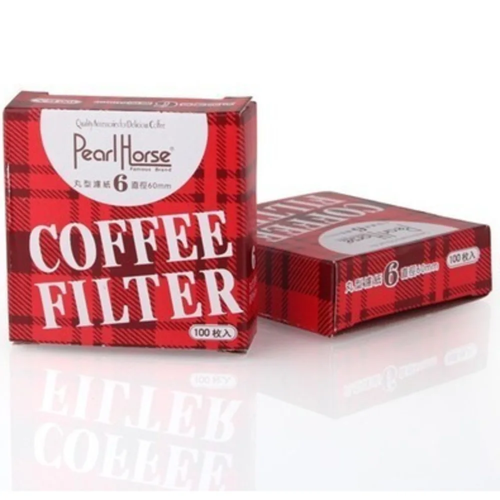 (100 Pieces/pack) 6 Diameter 60mm Coffee Filter Paper For Moka Pot