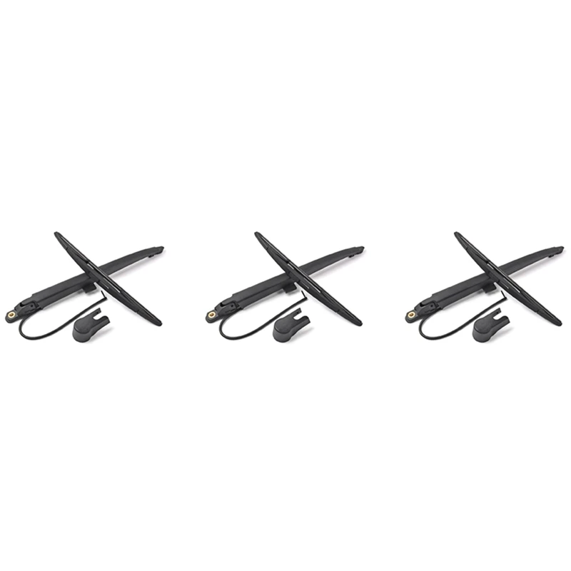 

3X Rear Wiper Arm Set Back Windshield Wiper Arm Blade Set For Cadillac Escalade GMC Yukon Chevy Tahoe Suburban 2007-2013