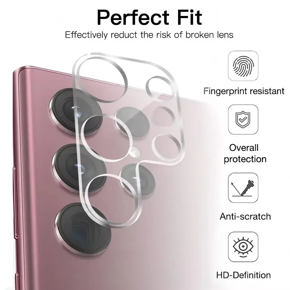 HD Camera Protector Back Lens Tempered Glass Cover for Samsung Galaxy S25 S24 S23 S22 Ultra Plus FE Lens Protectors for S25Ultra
