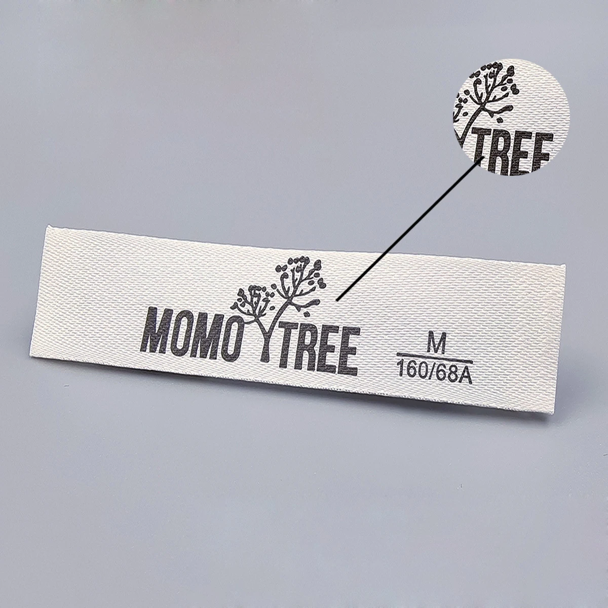 

custom clothing cotton labels printing/garment printed tags/main label/cotton collar labels brand name tags