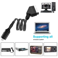 SCART to USB2.0 Video Capture Card USB 2.0 SCART Video Audio Capture Card Easy Cap DVD DVR VHS Converter Adapter Card TV Video - Image 4