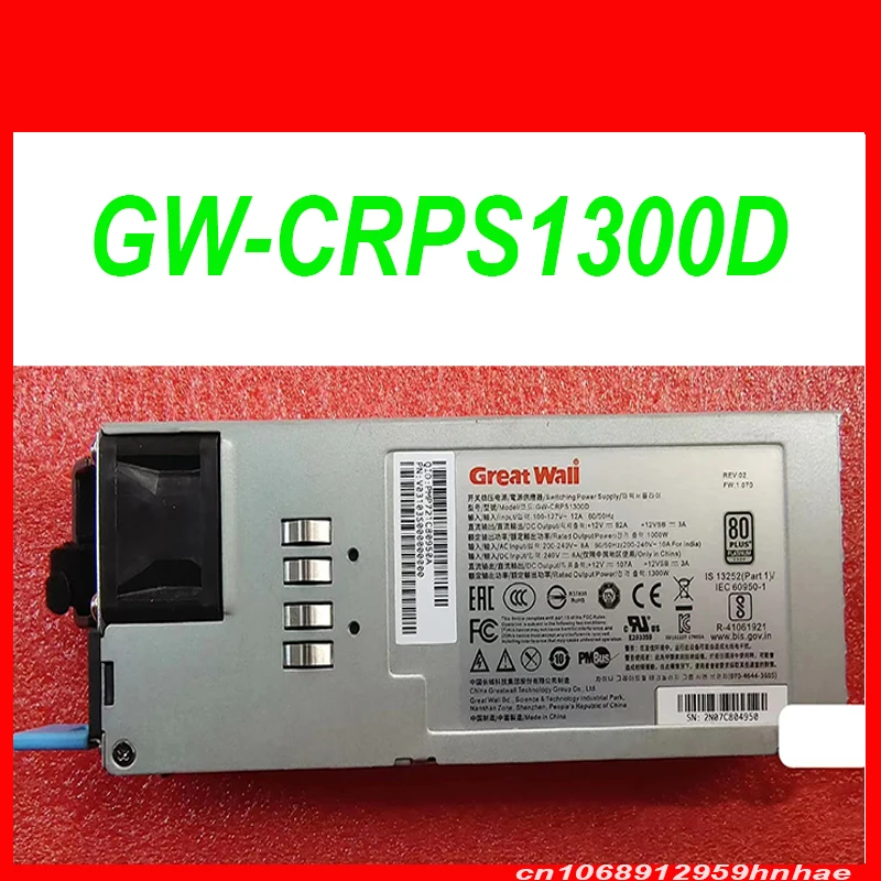 

95% New Genuine For GW-CRPS1300D Power Supply 1300W