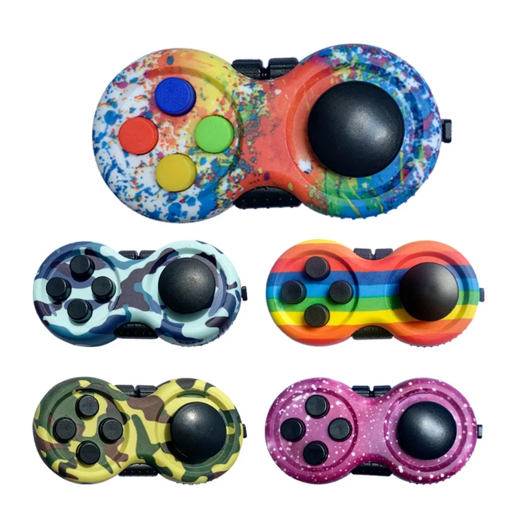 

EDC Fidget Pad Controller Anti Stress Adult Finger Toy Child Autism Adhd Anxiety Stress Relief Sensory Gift Games Antistress Toy