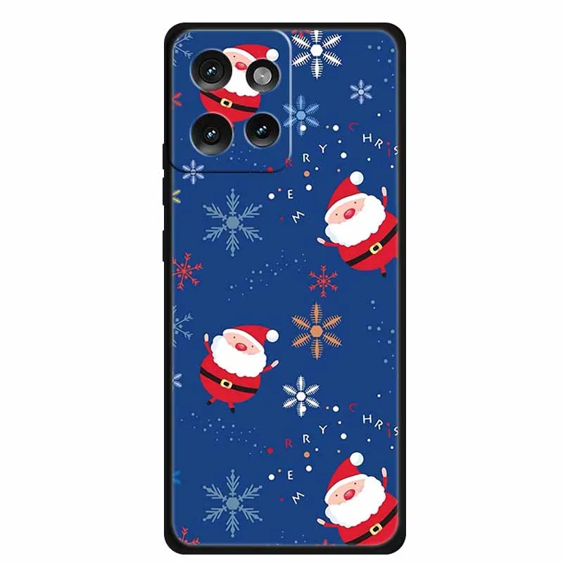 Festive Holiday Silicone Case - Soft TPU Protective Cover with Christmas Design