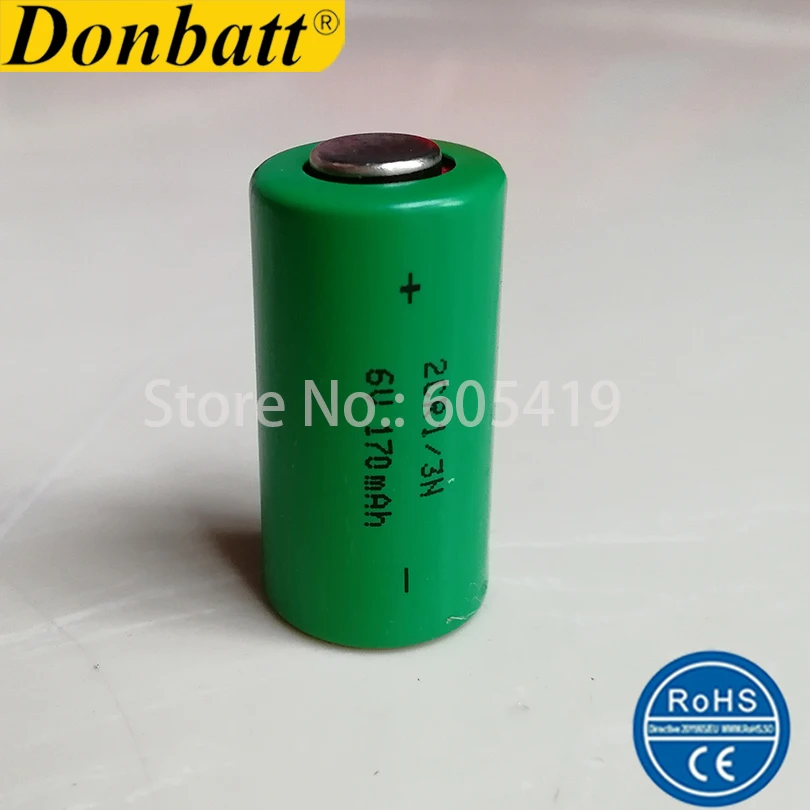 2pcs/lot 6V 2CR1/3N 170mAh Lithium battery PX28L 28L 2CR11108 4LR44 lithium battery