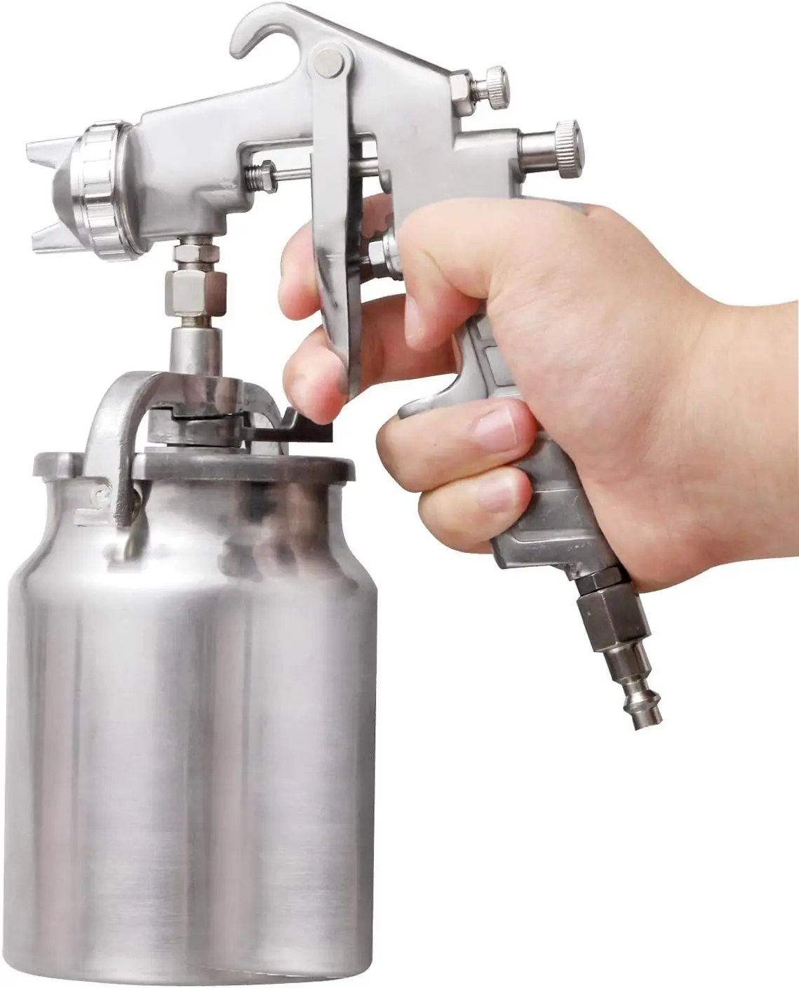 Spray Gun Siphon/Gravity Pneumatic Spray Paint Gun Professional High Atomization Paint Sprayer For Painting Cars Furniture Parts Painting