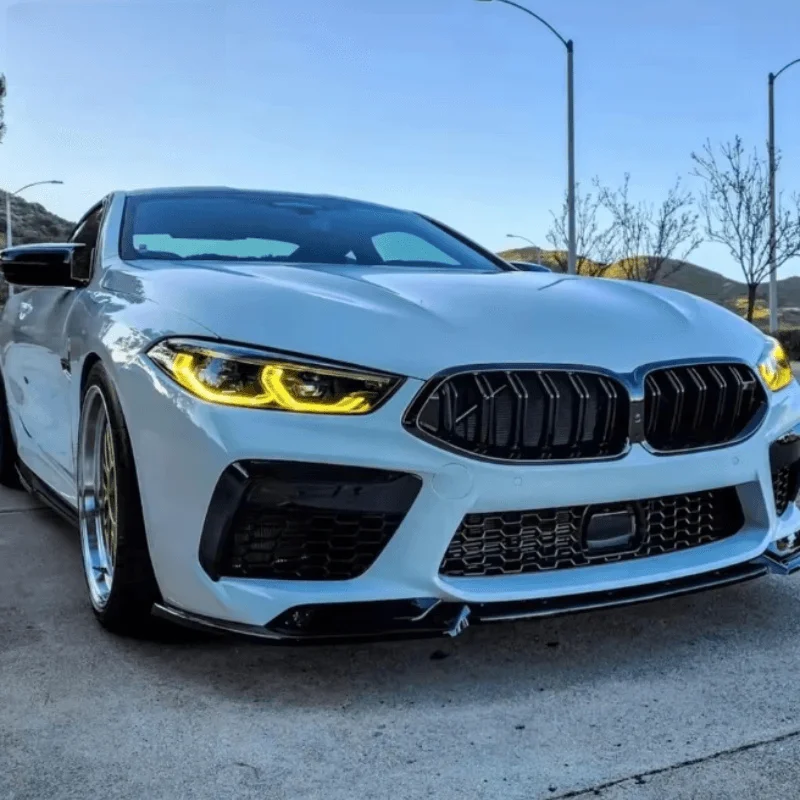 BMW 8 시리즈 F91 F92 F93 M8 G14 G15 G16 주간 주행등용 옐로우 엔젤 아이 DRL LED 보드 63119498647 63119498649