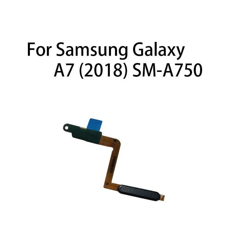 Org 홈 단추 지문 센서 플렉스 케이블, 삼성 갤럭시 A7 2018 SM-A750