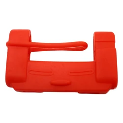 Universal Car Seat Belt Buckle Protector - Silicone Anti - Scratch Cover for Safety and Durability (Red)