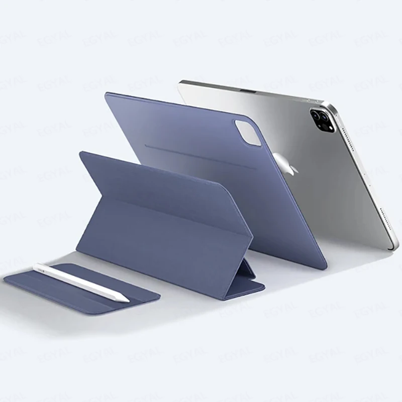 Capa de Clipe Magnético para Ipad Pro Capa Protetora Suporte para Ipad Pro 11 12.9 6ª Geração Air 10.9 10th Mini 2023