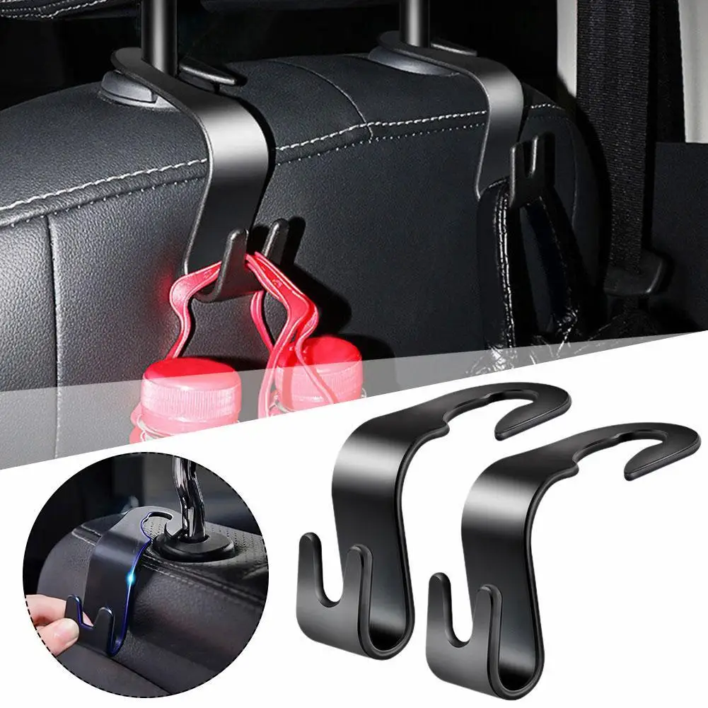 

1/2/4Pcs Universal Auto Seat Headrest Hook Storage Hanger Car Vehicle Back Seat Organizer Holder Car Interior Accessories