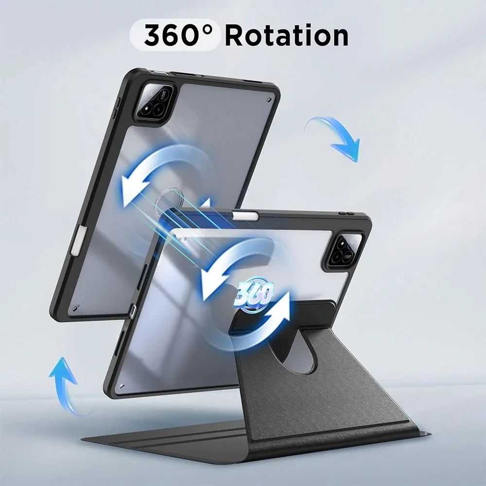 Acrylic Back Cover with 360° Rotation Stand