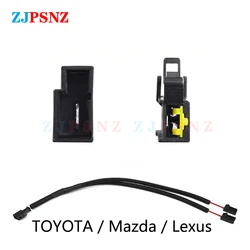 Universal Car Horn Wiring Harness Adapter - Dual Line Plug & Socket Conversion Kit (Toyota Adapter)