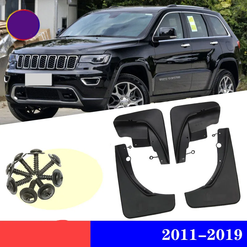 

Car Mudguards Mudflaps For Jeep Grand Cherokee 2011-2018 WK2 Car Mud Flaps Splash Guards Mud Flap Mudguards Fenders Accessories