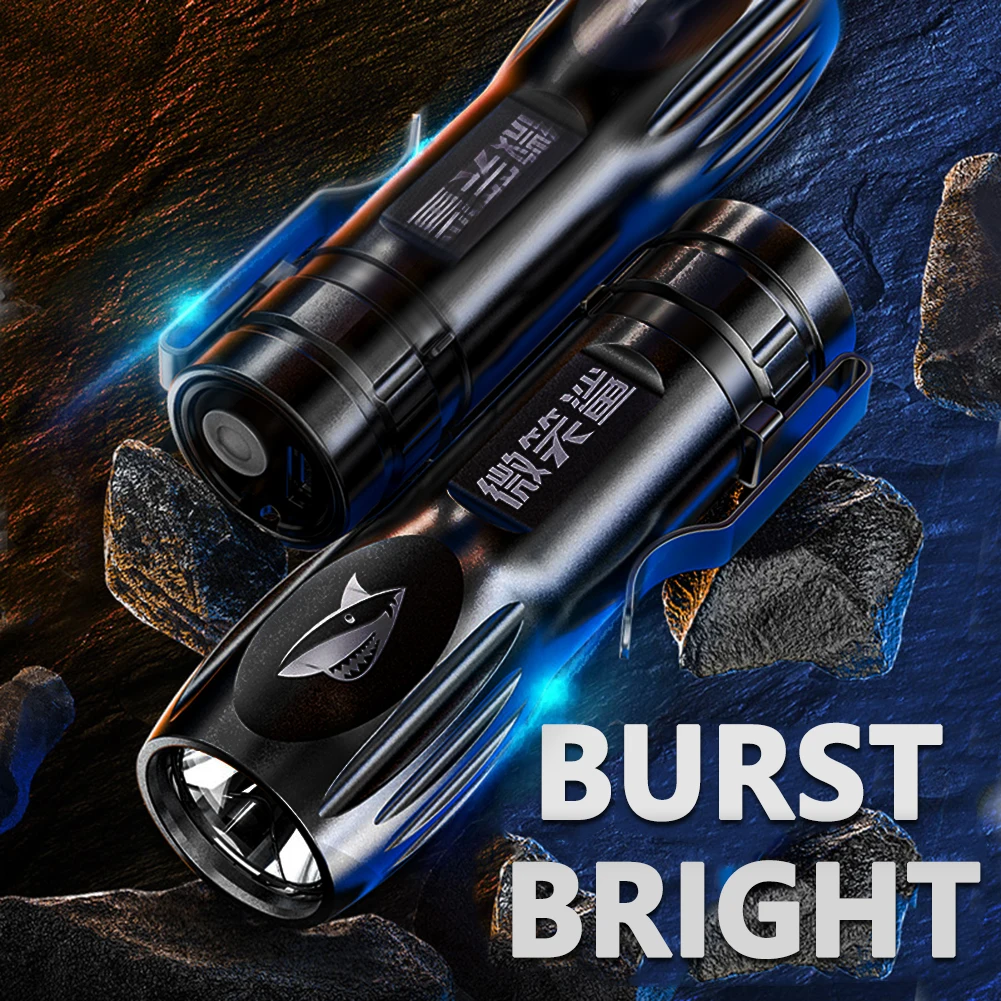 Description Picture 5 of itemHandheld Flash Light Built-in Battery Portable Working Torch Rechargeable IPX6 Waterproof for Outdoor Camping Fishing