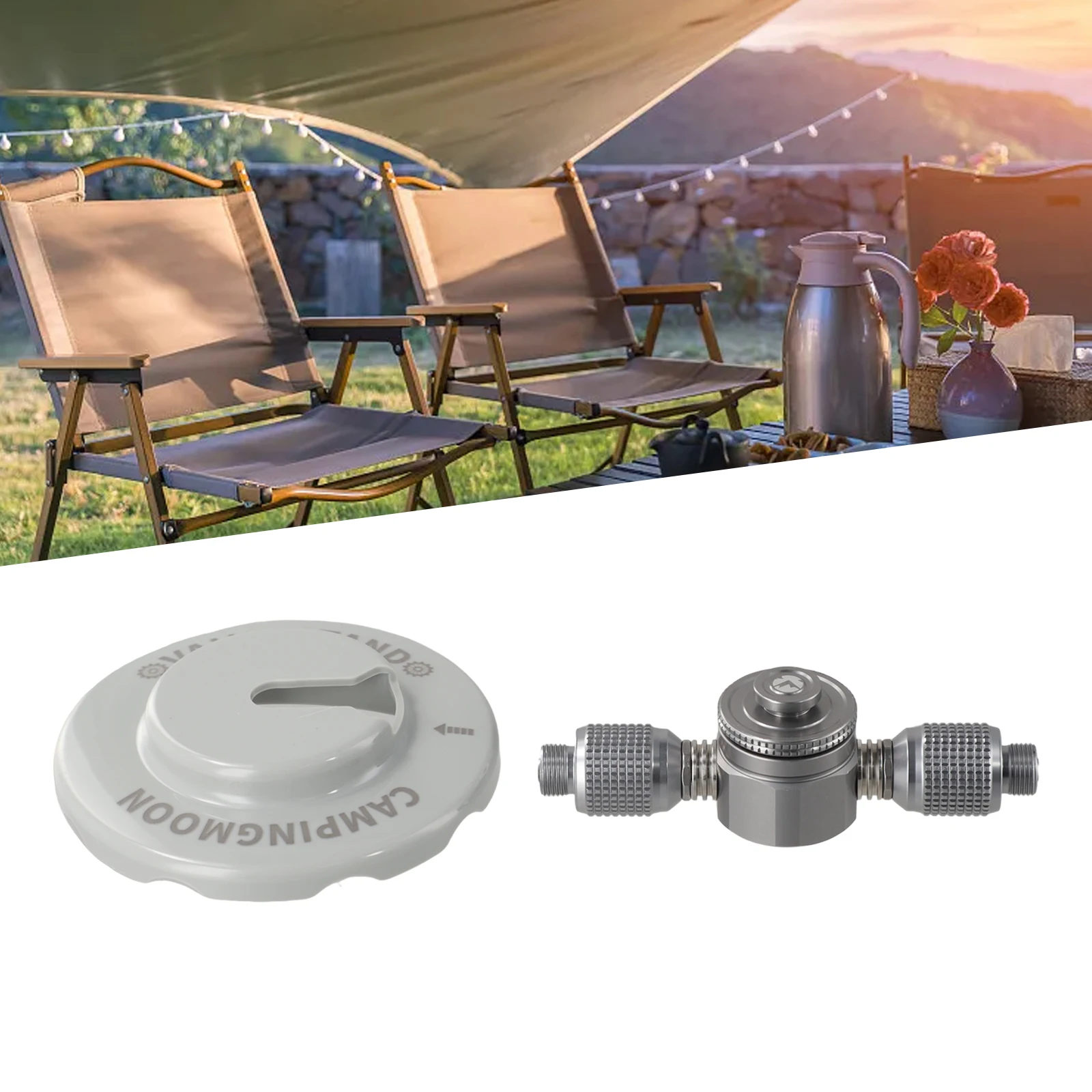 

Конвертер пропановой газовой канистры для кемпинга, портативный адаптер для бензобака «один-три», принадлежности для кемпинга и пикника на открытом воздухе