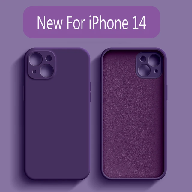 Funda de silicona con protección de cámara iPhone Xr (morada) - Funda -movil.es