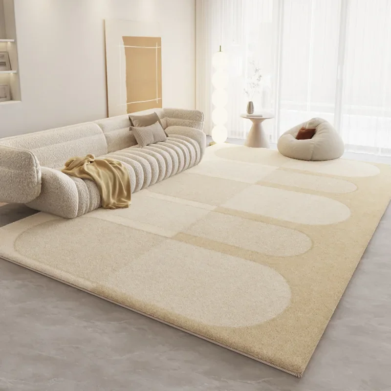 VIKAMA Upgrade Material Living Room Carpet Simple Thick Family Bedroom Minimalist Bed Rug Sofa Coffee Table Carpet Home Decor