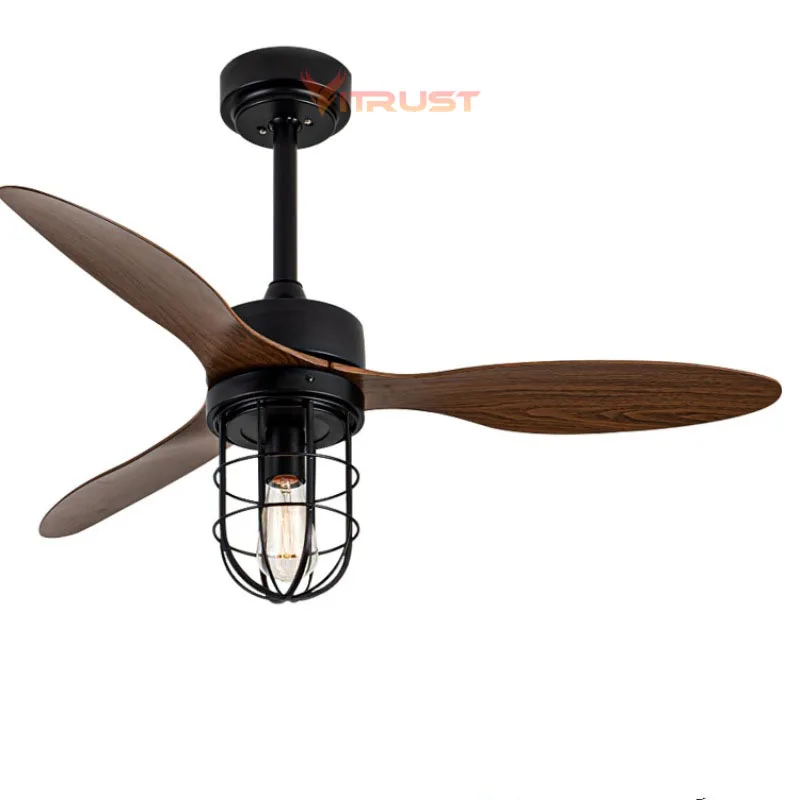 Mini Ceiling Fan Lamp Light LED Small Explosion Proof Industrial Fan 22in 42inch Bedroom Dining Room Remote 110V 220V