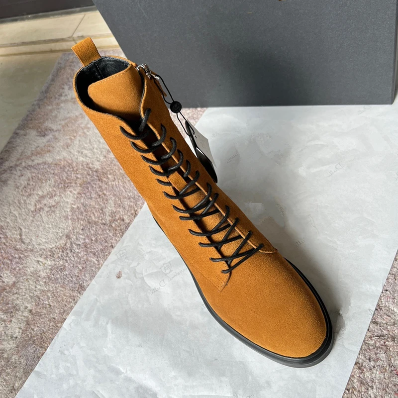 Withered British Retro Pointed Strap Leather Boots Women Fashion Ladies Motorcycle Cowhide Ankle  Boots