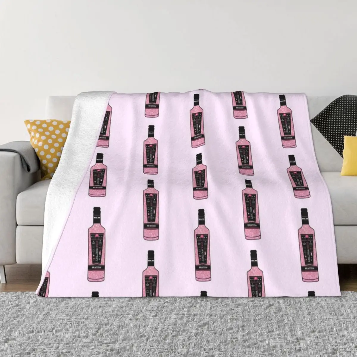 

Pink Whitney Glitter Throw Blanket manga christmas decoration