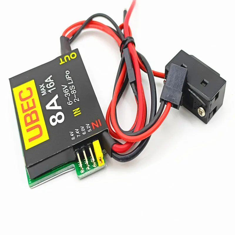 2S-6S 6-36v UBEC-8A BEC DUAL UBEC 8A/16A 5 2/6 0/7 4 v/8 v сервопривод отдельный источник питания для