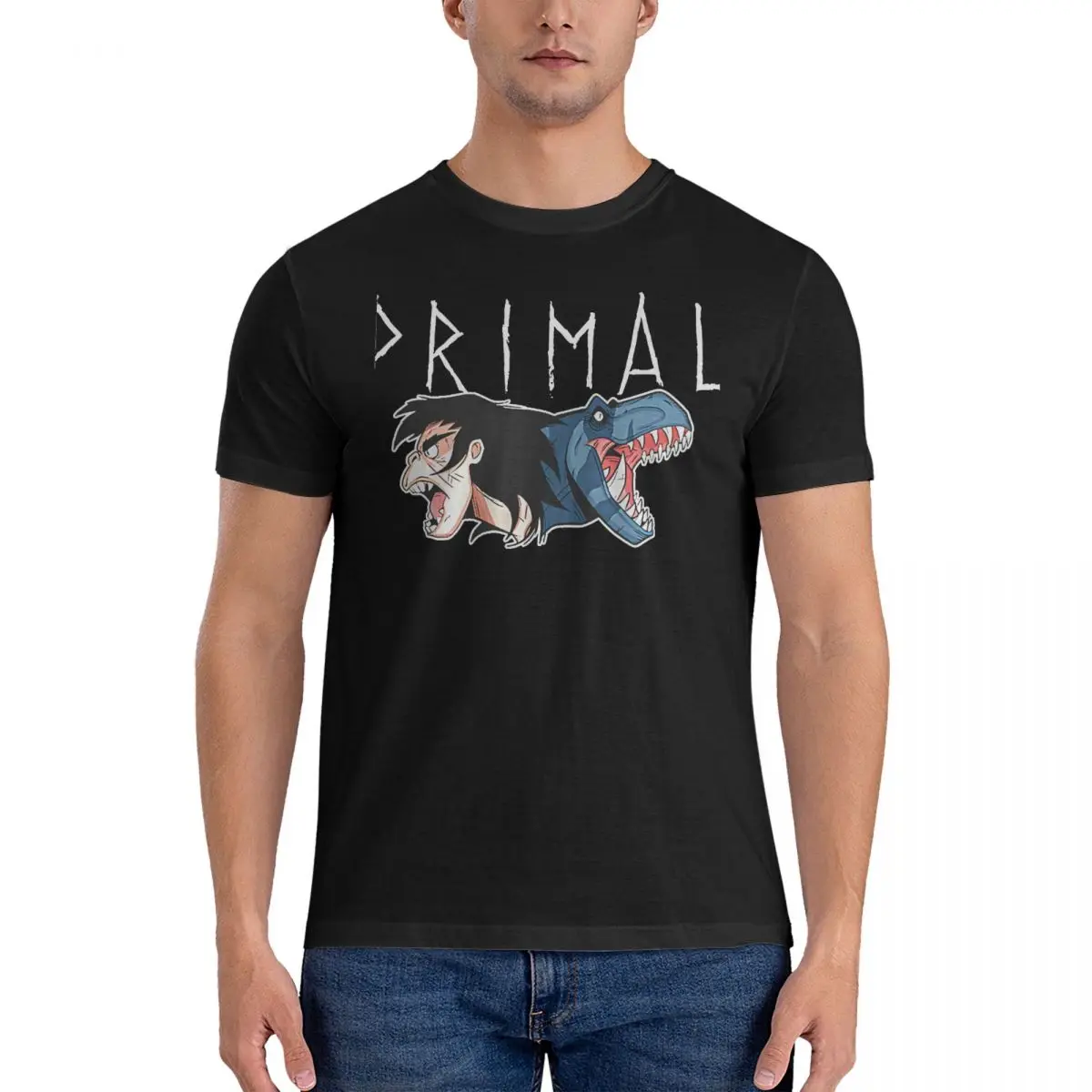 T-Shirt Da Uomo Primal Profile Novità T-Shirt In Cotone Manica Corta Magliette Primal Girocollo Abbigliamento Idea Regalo