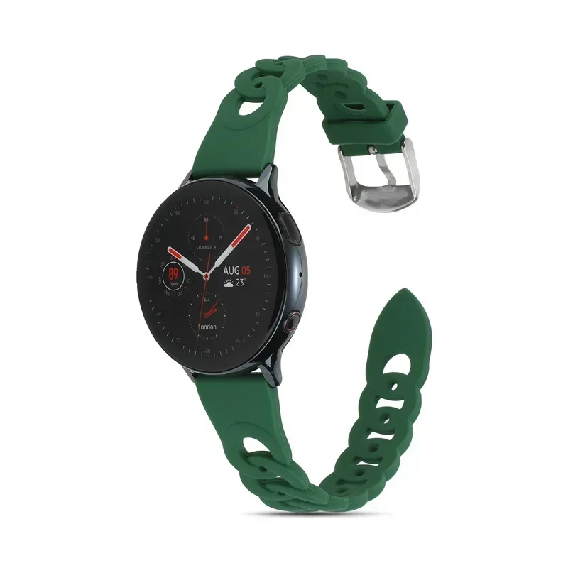 Sport Silicone Watch Band, 20mm/22mm, Universal Fit