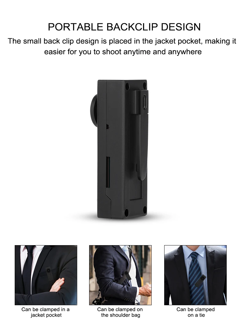 Mini Body Worn Camera Wearable Shirt Button Shirt Hd 1080p Wifi Ip Cam