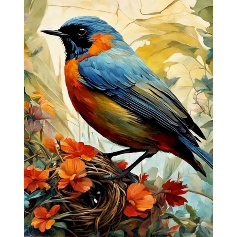 Vibrant Animal-Themed DIY Acrylic Painting Kit - Ideal for Home Decoration and Art Gifts