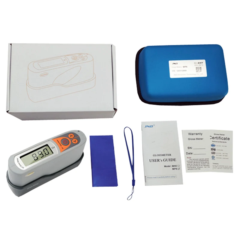 JND MP6 Portable High Precision Digital Gloss Meter Range 0.0~199.9GU Measue All Kinds of Coating And Finishing Surfaces