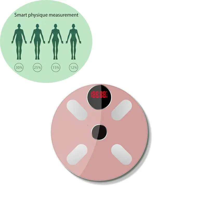 Multifunktionale, kabellose, elektronische digitale Körperfettwaage mit USB-Anschluss für Zuhause – intelligent und präzise._voghion.com