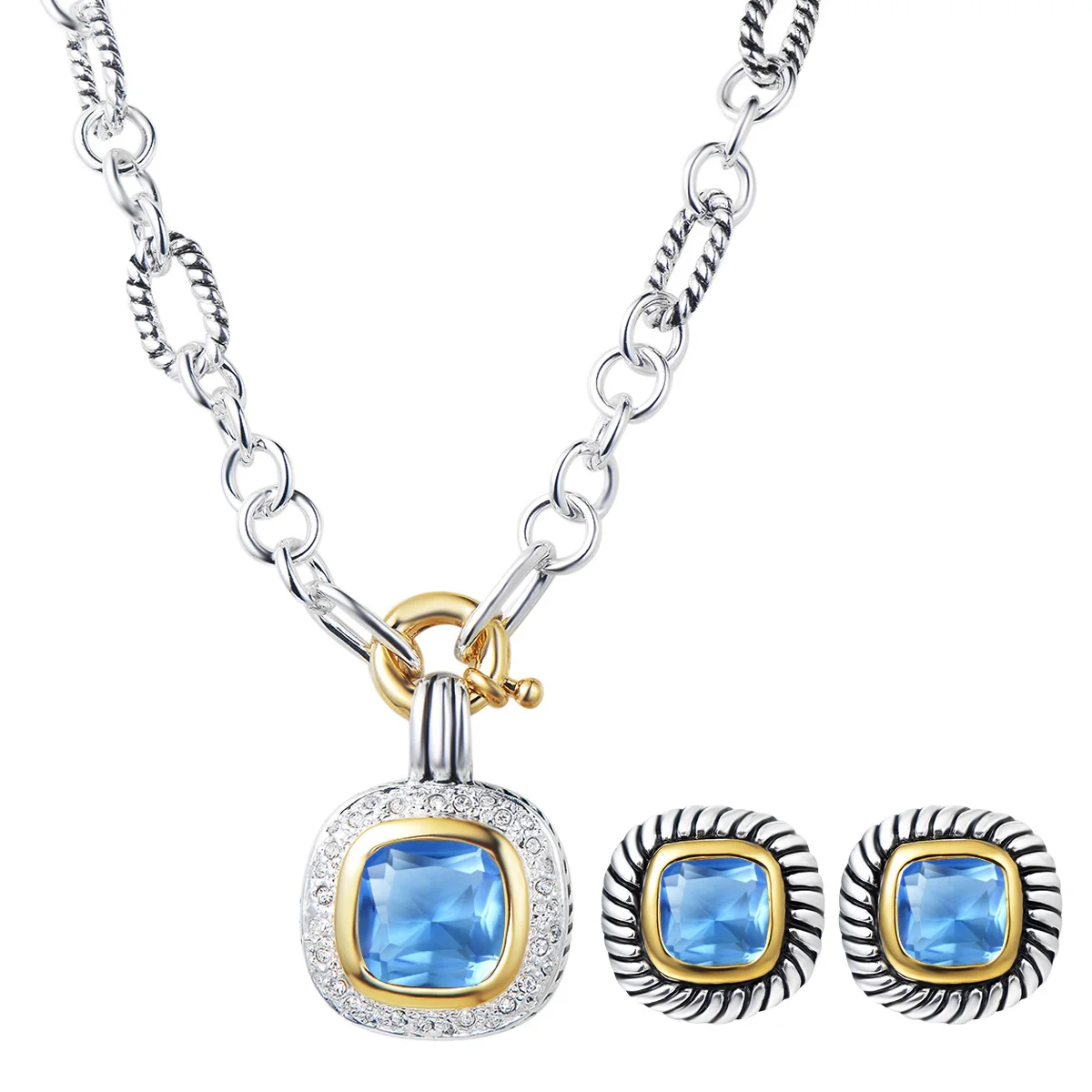 UNY Fashion Women Jewelry Set Designer Inspired Vintage Jewelrys Sets Antique Trendy Fashion Jewelry Set Christmas Jewelrys Sets - 4