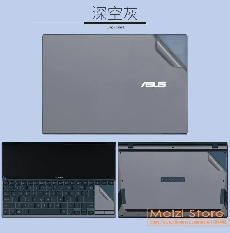 ASUS ZenBook Pro DUO 15 UX582LR UX582 UX581 14 UX482EA UX482EG E UX482 UX481 용 전신 노트북 비닐 데칼 커버 스티커