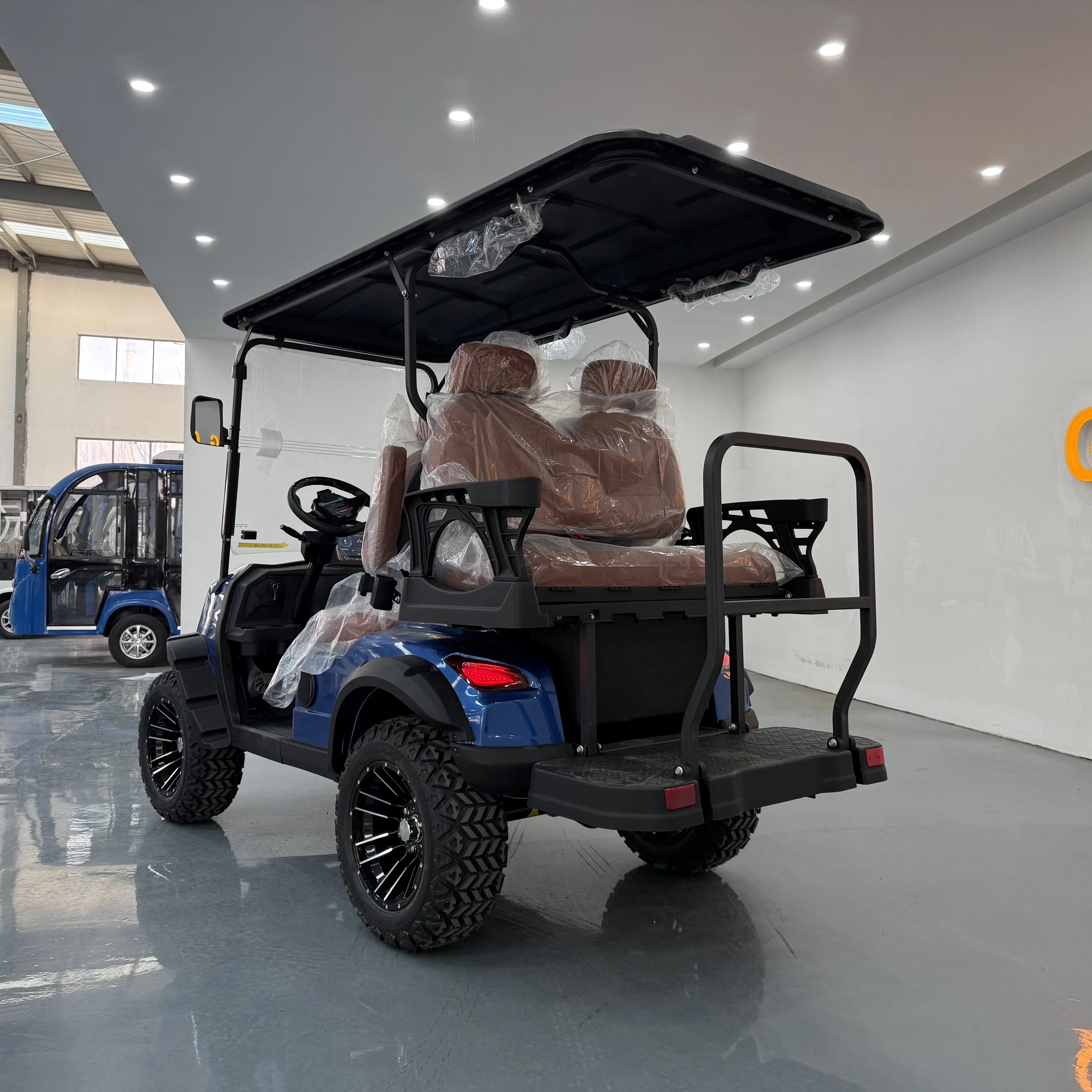 무선 충전 기능이 있는 도매용 전기 골프 카트와 최신형 태양광 전기 골프 카트