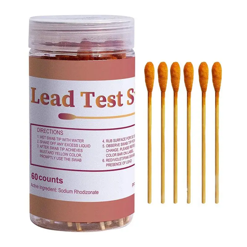 

Lead Paint Test Kit 30/60pcs Rapid And Accurate Lead Check Swabs Results In 30 Seconds Instant Lead Test For Painted Wood