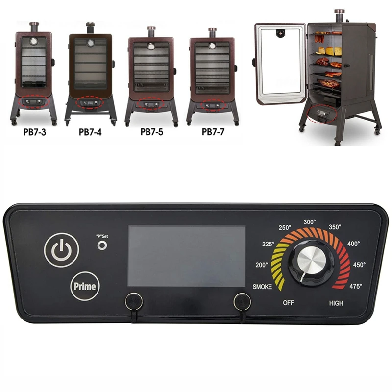 Scheda Di Controllo Termostato Digitale Con Display Lcd Controller Per Barbecue Per Pit Boss Grill A Pellet Fumatore Verticale Bp7-3/4/5/7