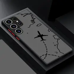 Topographic Line Airplane Design Phone Cover Case - Galaxy S20 FE (Mix01)