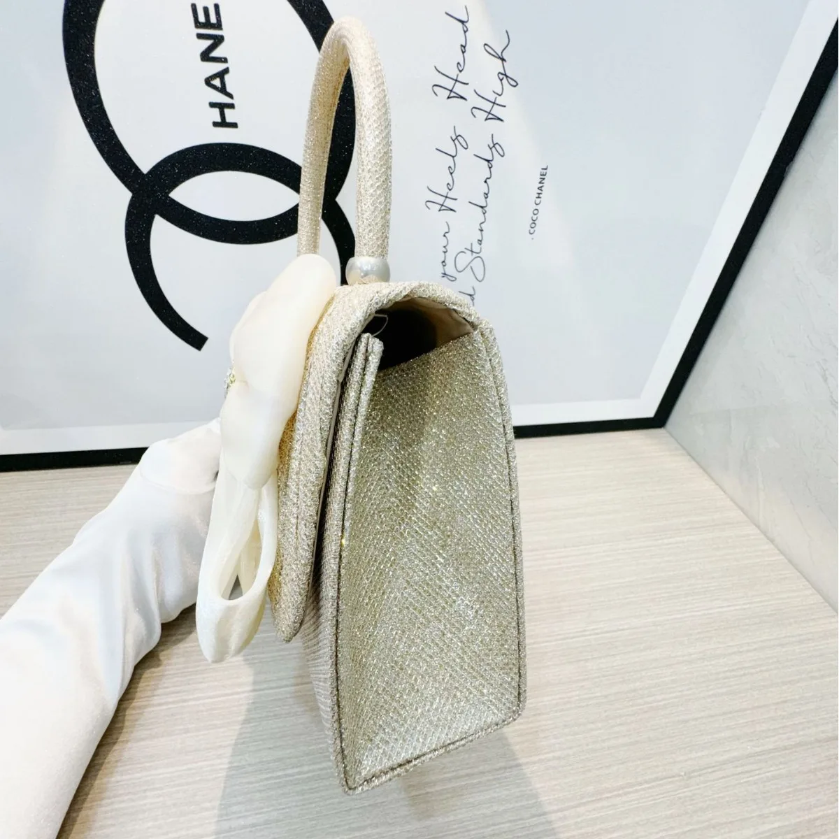 cross-border hot style retro diamond bow handbag Celebrity Dinner Daily Metal Chain Shoulder Crossbody Bag
